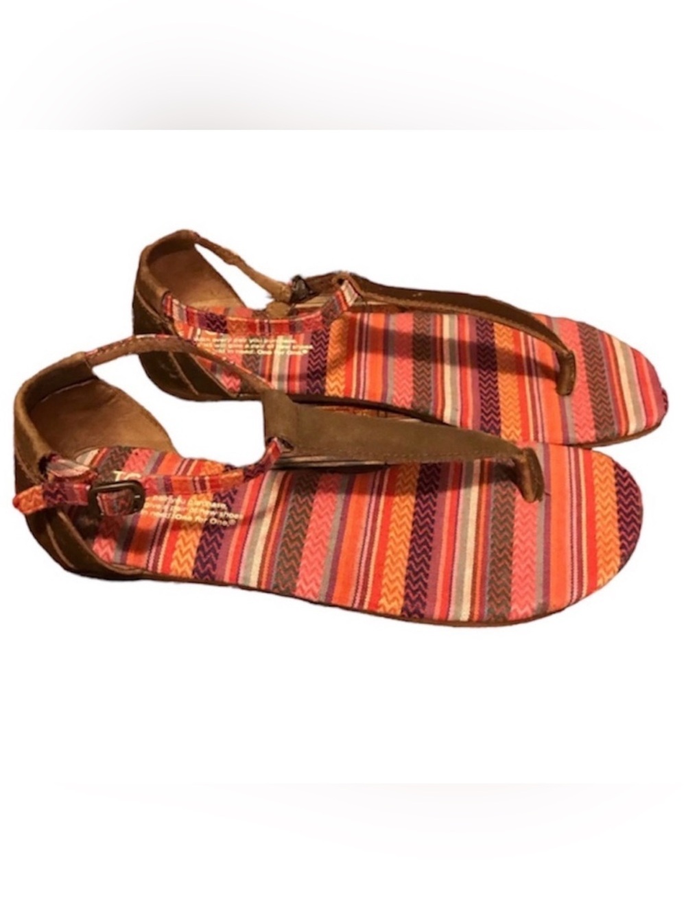 Toms Multicolored Thong Sandals